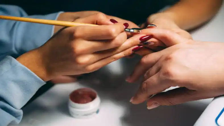 پودر کاشت ناخن بی رنگ