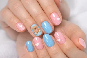 ژلیش ناخن دخترانه کیوت