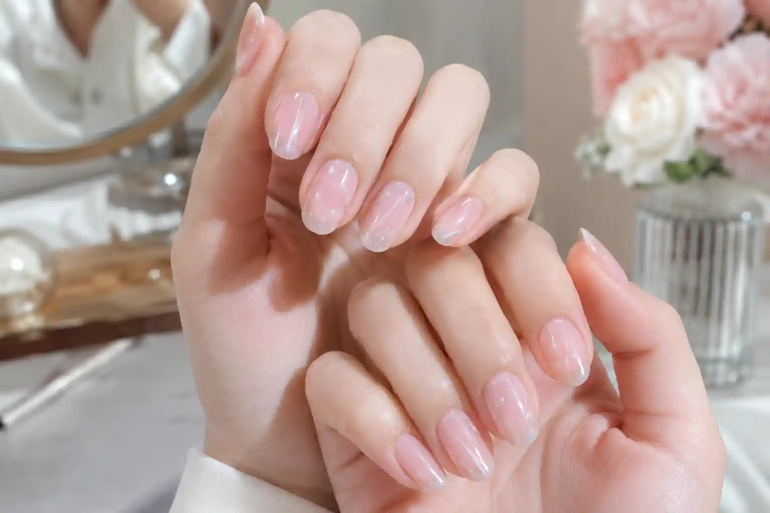 ژلیش ناخن دخترانه ساده