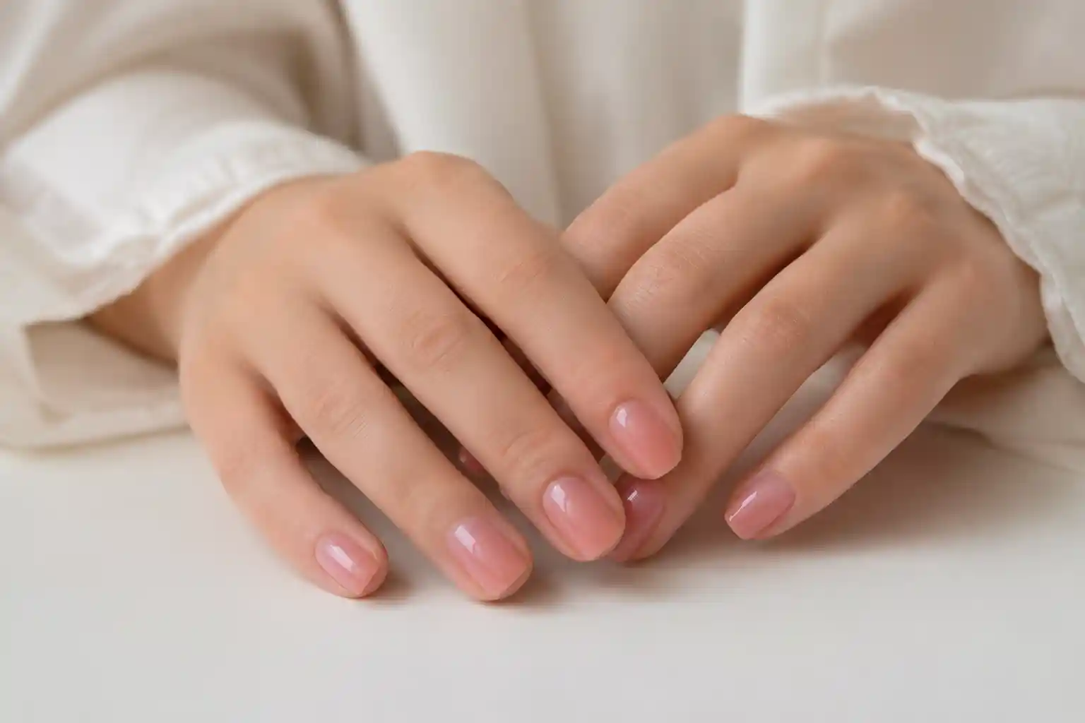 ژلیش ناخن طبیعی کوتاه