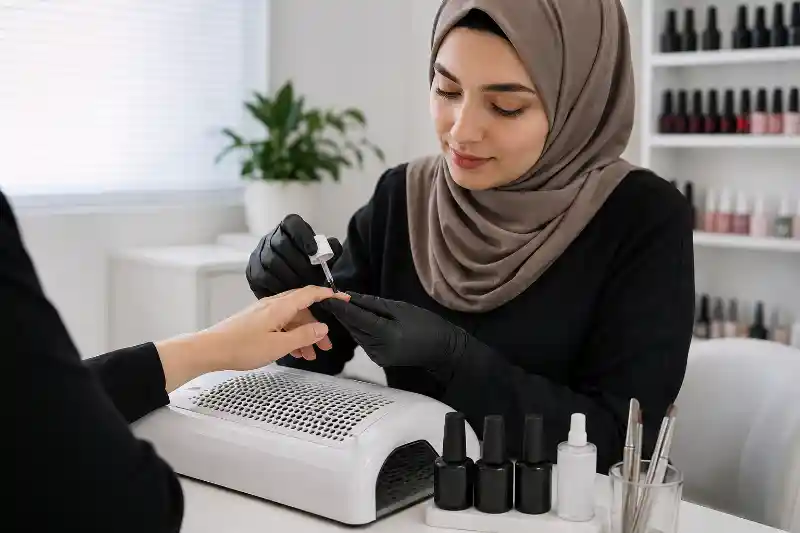 آموزش کاشت ناخن با تیپ و پودر