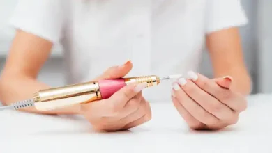آموزش دورگیری ناخن با سوهان برقی
