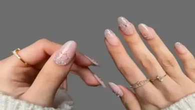 آمبره روسی ناخن صورتی