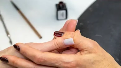 آموزش طرح ناخن برجسته کرومی