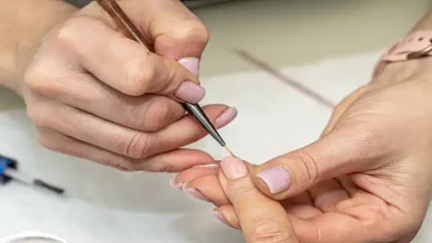 طراحی برجسته ناخن با ژل