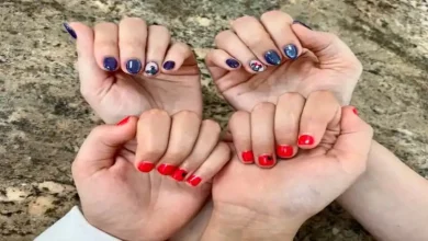 کاشت ناخن بچه گانه بلند
