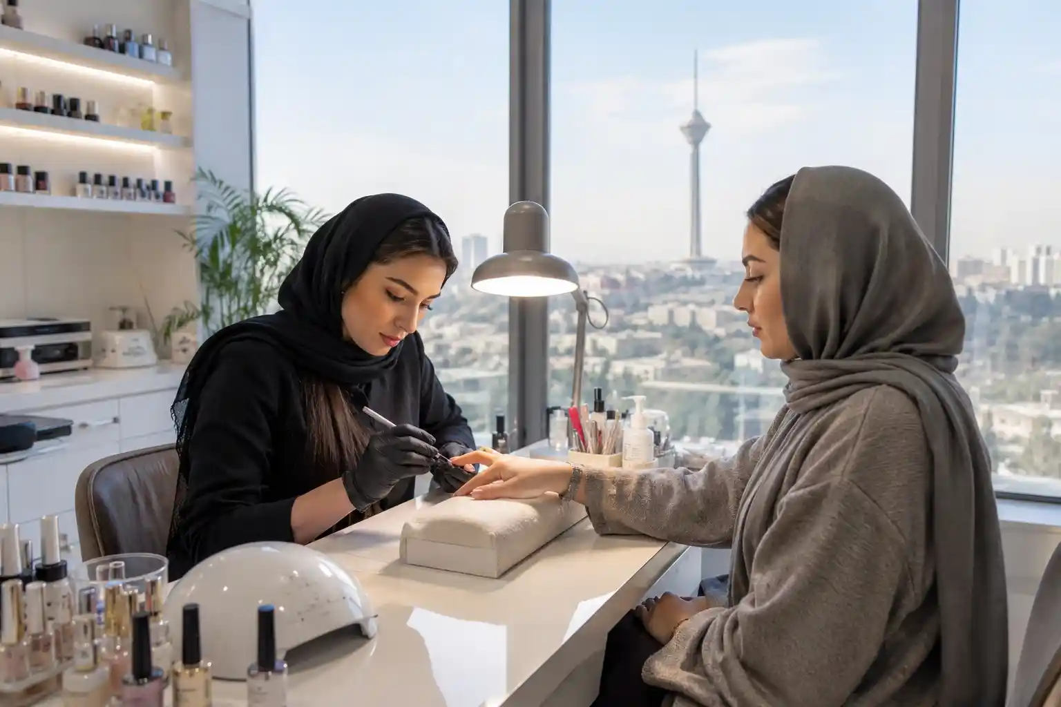 بهترین ناخن کار شرق تهران