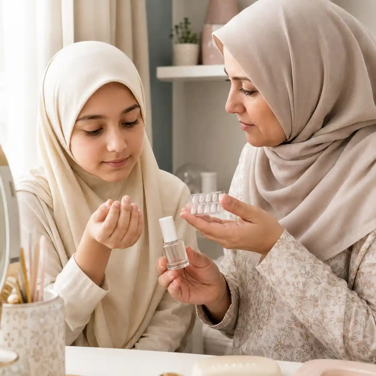 ایا کاشت ناخن برای دختر ۱۳ ساله مناسب است