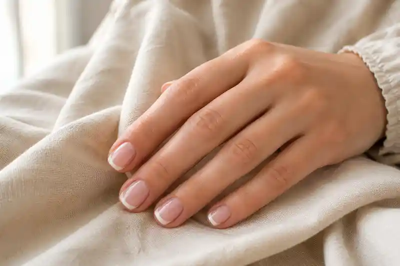 فرنچ ناخن طبیعی
